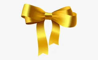 礼盒图片包装图片 黄色蝴蝶结免抠