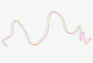 白色线条波浪海报背景