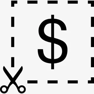 切割出来的美元符号图标免抠