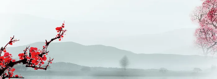 古风水墨画背景高清