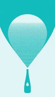 扁平蓝色印花H5背景高清