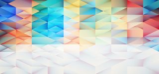 彩色三角形banner背景高清