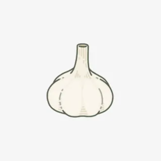 卡通手绘大蒜png素材免抠