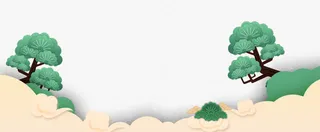 3D立体纸雕边框背景设计