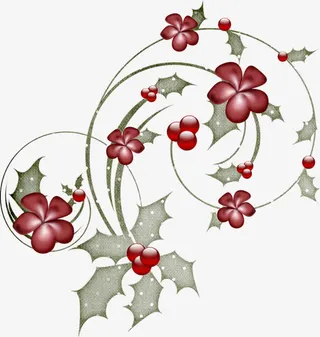 手绘花朵装饰背景