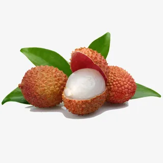 剥开壳子的荔枝果免抠