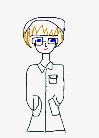 手绘 可爱的小护士免抠