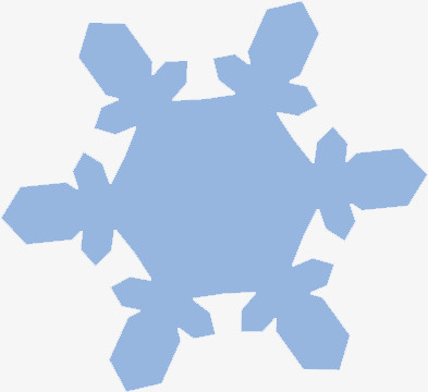圣诞雪花免抠