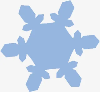 圣诞雪花免抠