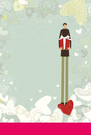 七夕情人节促销海报展板背景素材高清