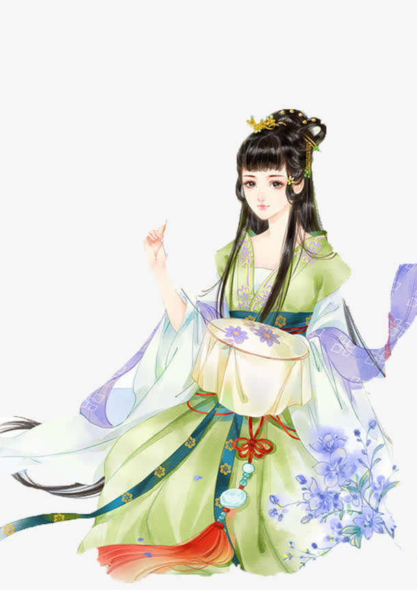 古代美女免抠