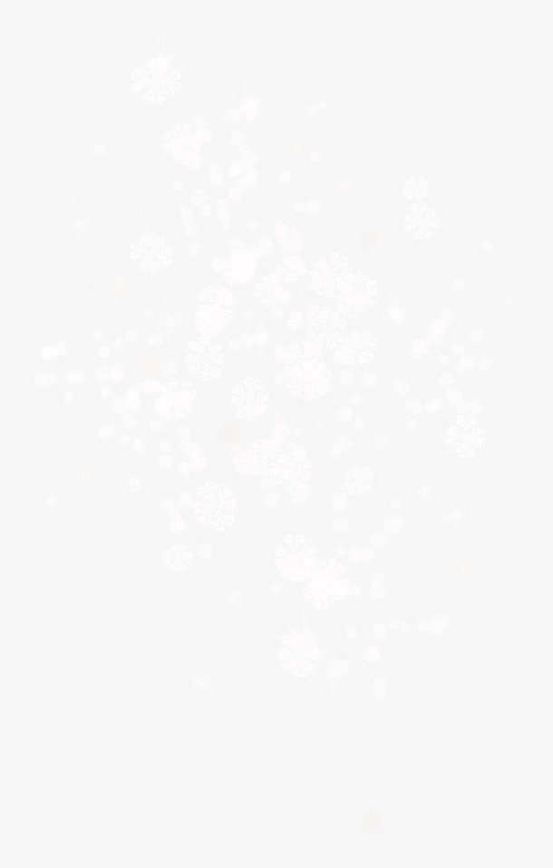 浪漫唯美雪花免抠