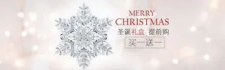 梦幻圣诞买送海报淘宝banner高清