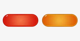 卡通按钮边框素材免抠