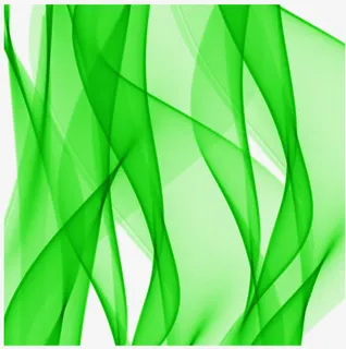 绿色条纹矢量免抠