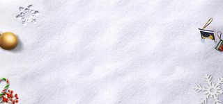 圣诞冬日雪花彩球礼物背景高清