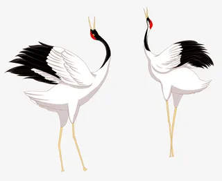 国潮 中国风 仙鹤免抠