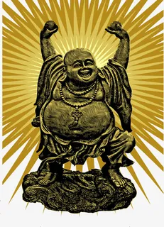 矢量佛光普照素材免抠