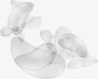 灰色不规则气泡免抠