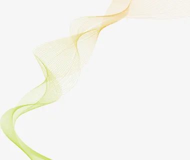 多彩曲线线条免抠