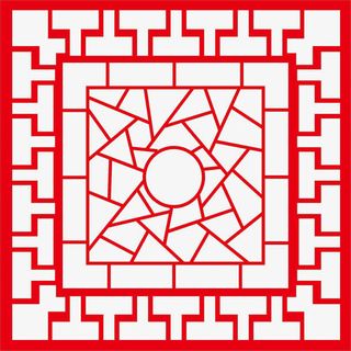 边框剪纸中国风免抠