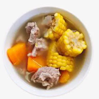 胡萝卜玉米排骨汤补汤免抠