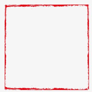 矢量红色中国风墨迹边框免抠