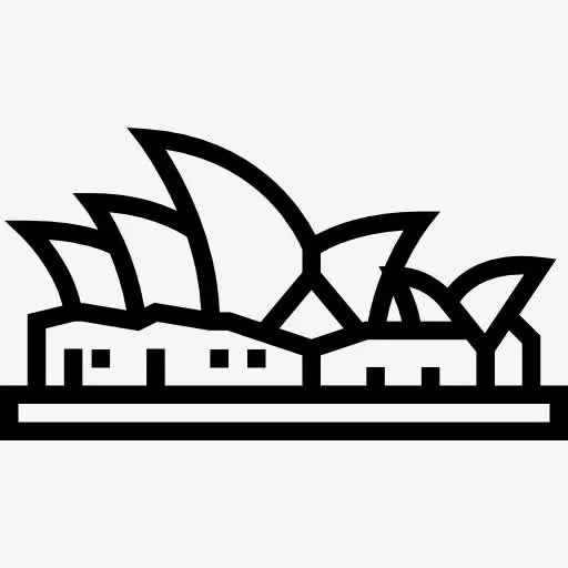 悉尼歌剧院图标免抠