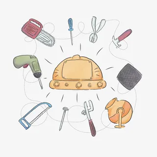 五一劳动节背景装饰