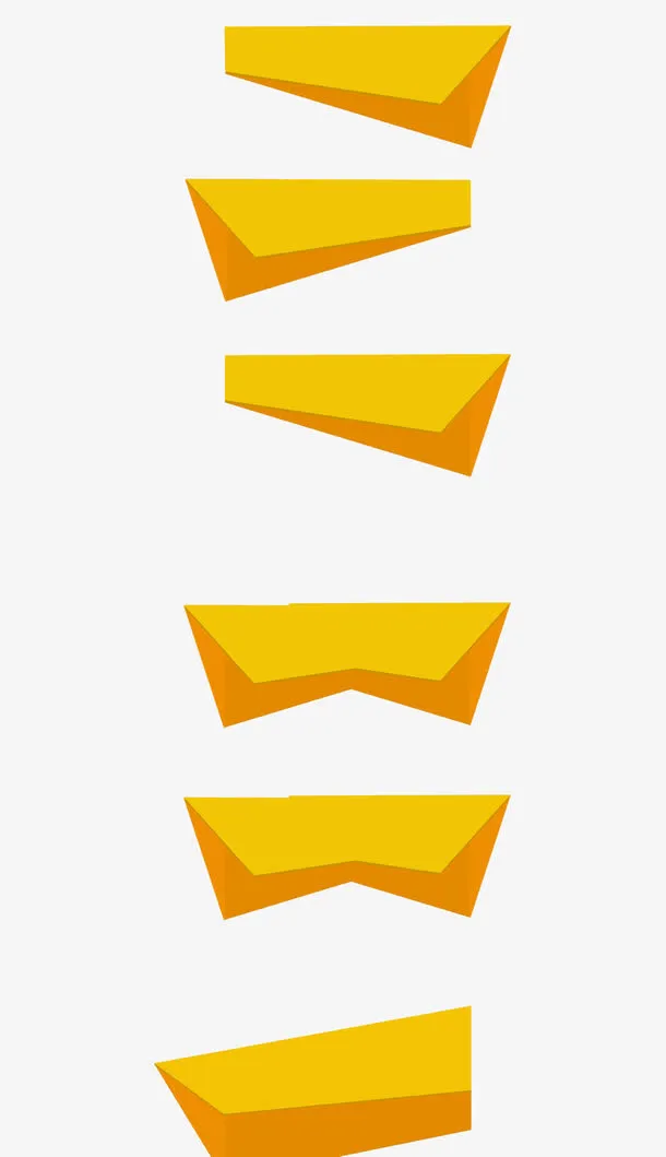 几何标题框素材免抠
