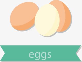 鸡蛋原料矢量免抠