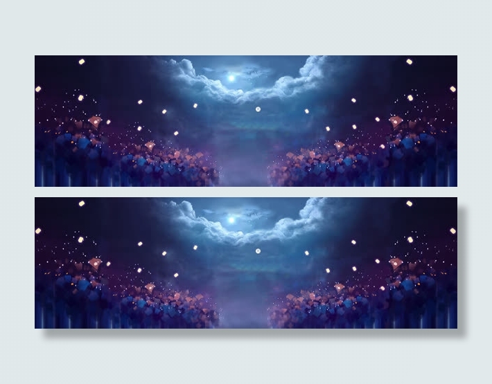 七夕浪漫背景素材