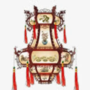 中国风吊灯免抠