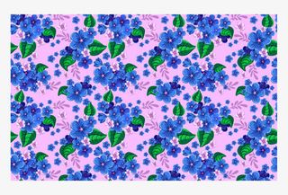 粉底蓝花布免抠