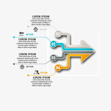 信息展示  矢量图 商务元素 ppt 数免抠