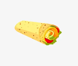 卤肉卷矢量图免抠