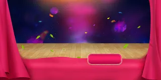 舞台灰红暗调背景素材高清