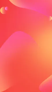 清新红黄渐变背景