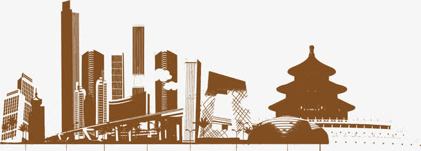 城市剪影免抠