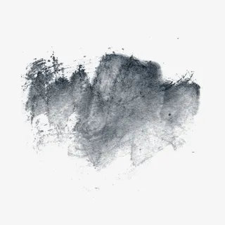 黑色水墨喷绘素材免抠