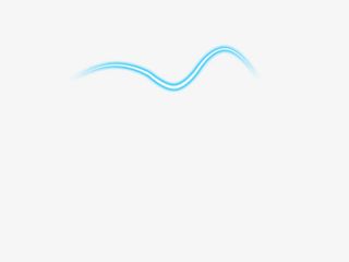 弯曲光效曲线免抠