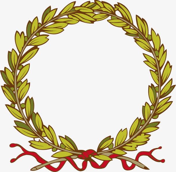 橄榄枝矢量免抠