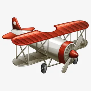 飞机 交通工具 卡通免抠