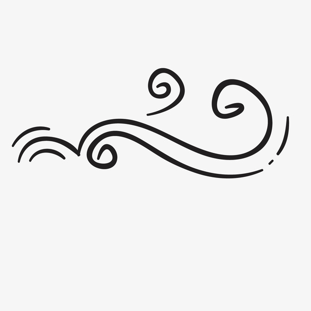 手绘浪花免抠