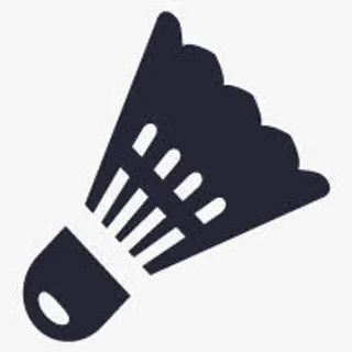 手绘黑色羽毛球卡通图标免抠