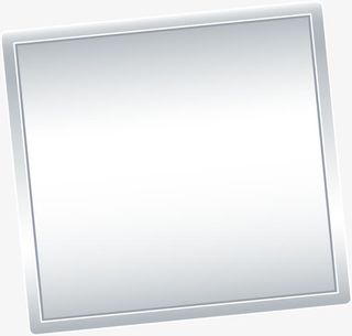 银色方形标志免抠