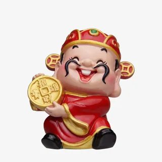 公仔财神爷q版摆设免抠 公仔财神爷q版摆设免抠