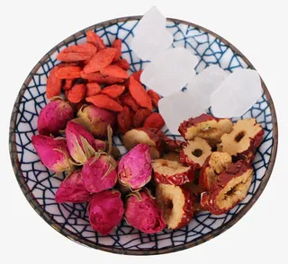 红枣枸杞玫瑰花茶免抠