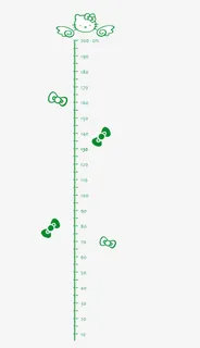 可爱小猫身高贴素材免抠