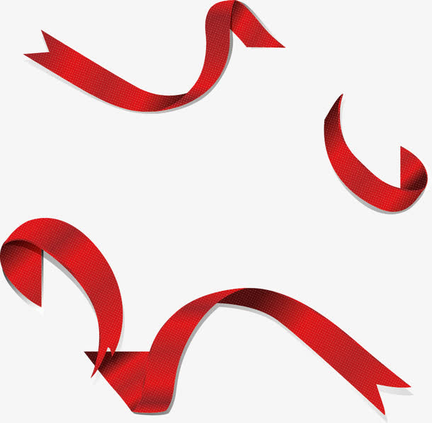 春节飘带矢量免抠